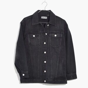 Madewell Oversized Jean Jacket in Lunar Wash